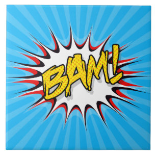 Carreau Super Hero Classic Bam ! Bulle d'action