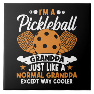 Carreau Super Papy Joueur de Pickleball