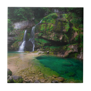 Carreau Superbe cascade Virje, Slovénie Poster
