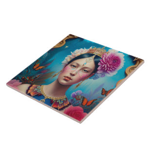 Carreau Superbe portrait princesse