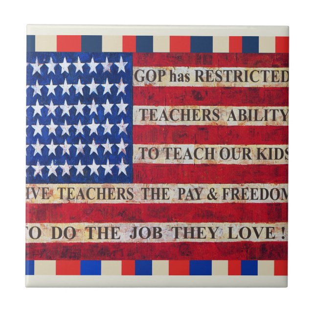 Carreau Support & Respect Our Teachers! (Devant)