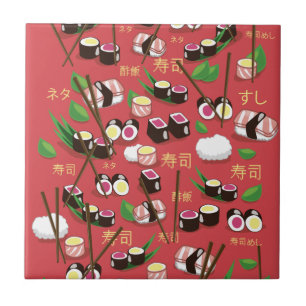 Carreau Sushi Rouge