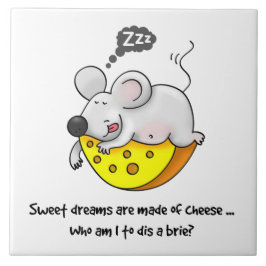 Carreau Sweet Dreams sont faits de fromage mignon Souris r