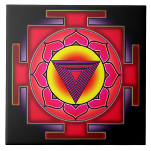 Carreau Symbole de Bhairavi Yantra