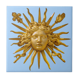 Carreau Symbole de Louis XIV le Roi Soleil