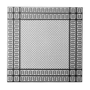 Carreau Symbole Keffiyeh de la Palestine Motif de résistan
