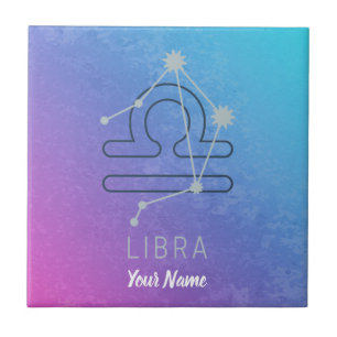 Carreau Symbole Libra Zodiac Star Horoscope Constellation