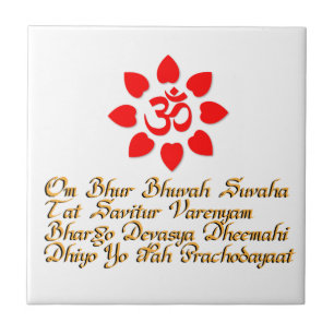 Carreau Symbole Om