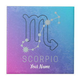 Carreau Symbole Scorpio Zodiac Star Horoscope Constellatio