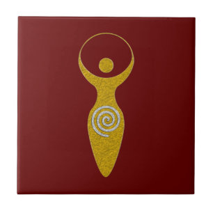 Carreau Symbole Spirituel - Déesse De La Terre Gaya 1 Coll