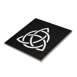 Carreau Symbole triquetra de noeud de trinité celtique