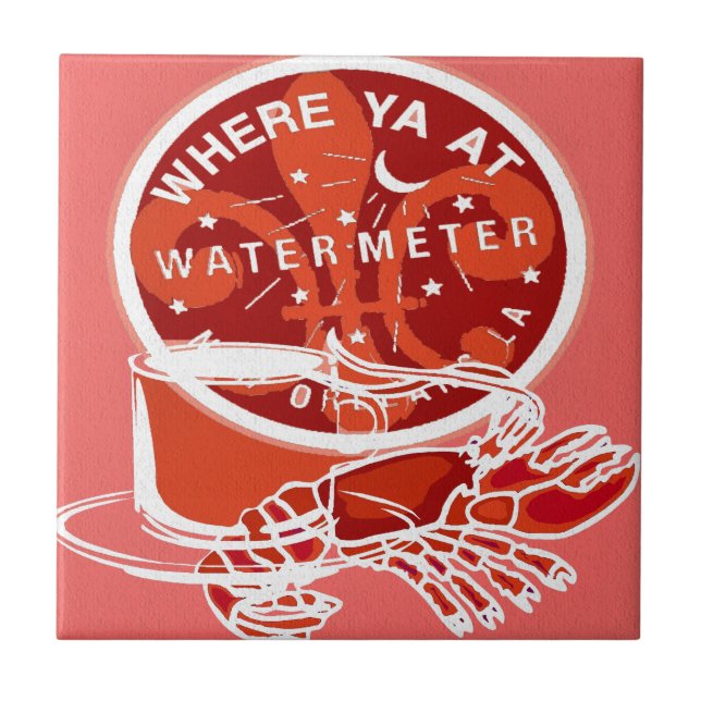 Carreau Symboles d'art de la Nouvelle-Orléans (Devant)