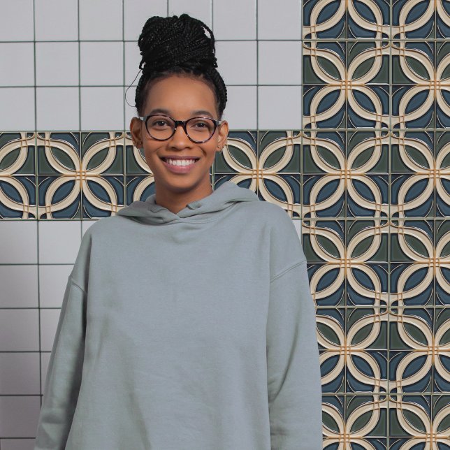 Carreau Symétrie du milieu du siècle Art Déco Bio Belle Ep (Créateur téléchargé)