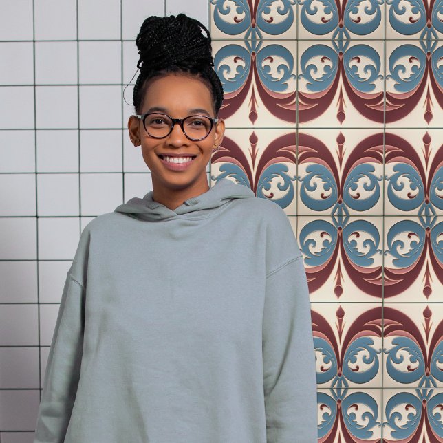 Carreau Symétrie florale Abstraite moderne du milieu du si (Créateur téléchargé)