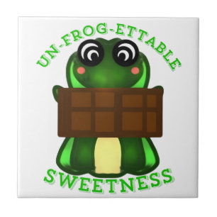 Carreau T-shirt Cadeau Grenouille de Douceur Personnalisée