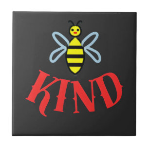 Carreau T-Shirt Cadeau Personnalisé Abeille Gentille