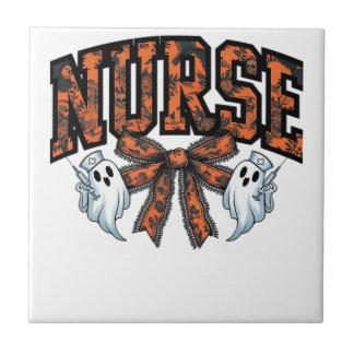 Carreau T-shirt classique à nœud coquette et infirmière d'