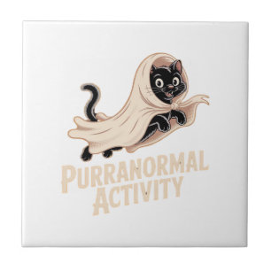 Carreau T-Shirt classique Ghost Cat