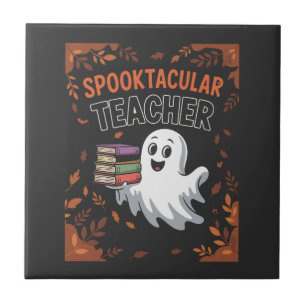 Carreau T-shirt Halloween pour enseignant Spooktacular