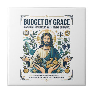 Carreau T-shirt Jésus Voyage de Paix Financière Sans Dette