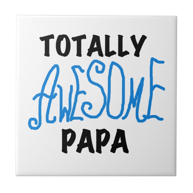 Carreau T-shirts et cadeaux Papa absolument géniaux (Devant)