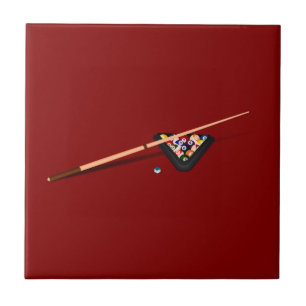 Carreau Table de billard bordeaux