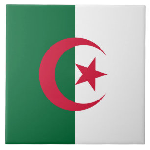 Carreau Tableau du drapeau de l'Algérie
