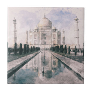 Carreau Taj Mahal Inde Carrelage en céramique - Art Mughal