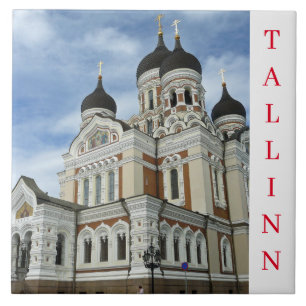 Carreau Tallinn Alexandre Nevsky Cathédrale de céramique