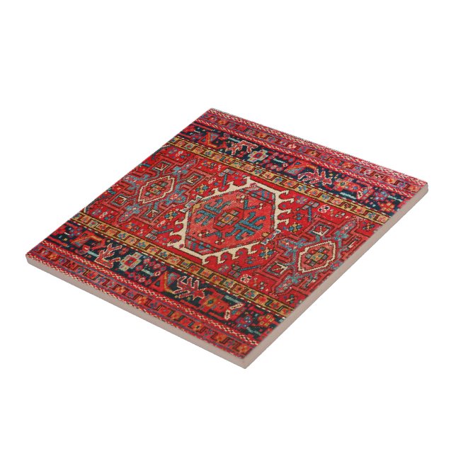 Carreau Tapis persan traditionnel  (Côté)
