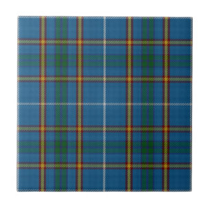Carreau Tartan de chasse Clan Bain Motif carreauté