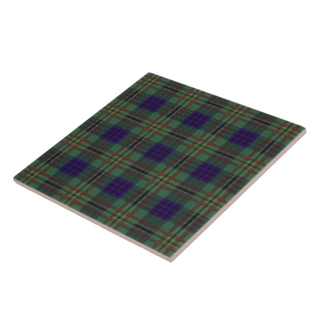 Carreau Tartan d'écossais de plaid de clan de Kennedy (Côté)
