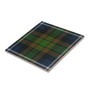Carreau Tartan écossais d'expressions de MacRae de clan