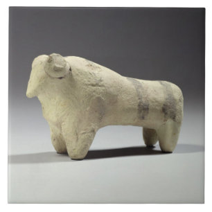 Carreau Taureau dans le style d'Ubaid, c.4000-3500 AVANT
