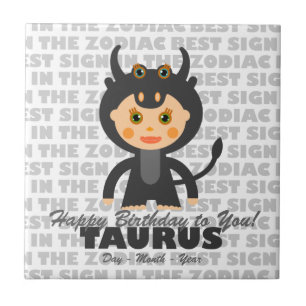 Carreau Taurus Joyeux anniversaire