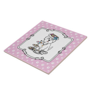 Carreau Tea Party Westie Dog West Highland White Terrier