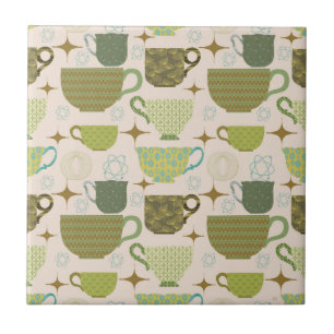 Carreau Tea up moderne du milieu du siècle