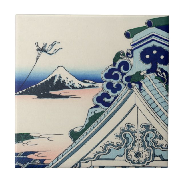 Carreau Temple d'Asakusa Honganji dans la capitale (Devant)