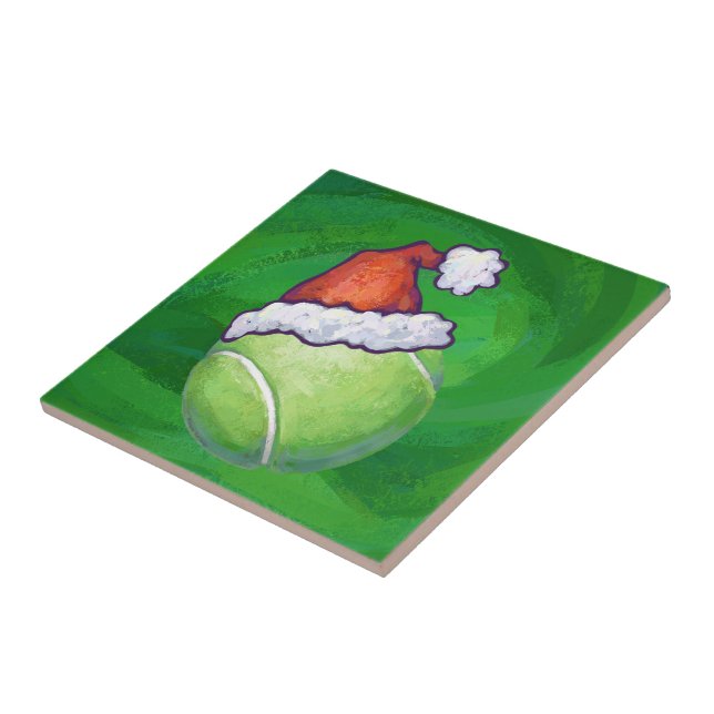 Carreau Tennis Ball Christmas Green (Côté)