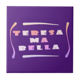 Carreau Teresa Bella a fait des couleurs mixtes