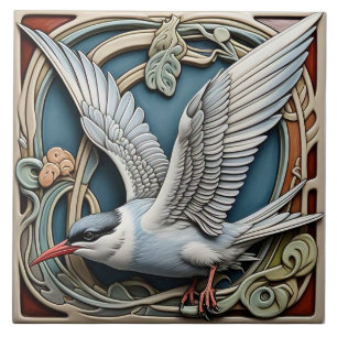 Carreau Terrain commun - Carrelage Art Nouveau en céramiqu
