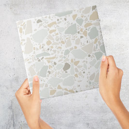 Carreau Terrazzo Blanc Carrelage Simple Moderne