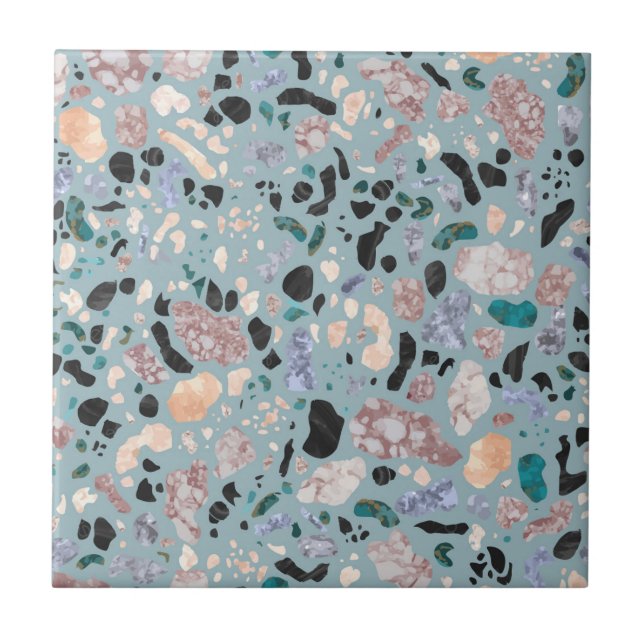 Carreau Terrazzo tuile motif (Devant)