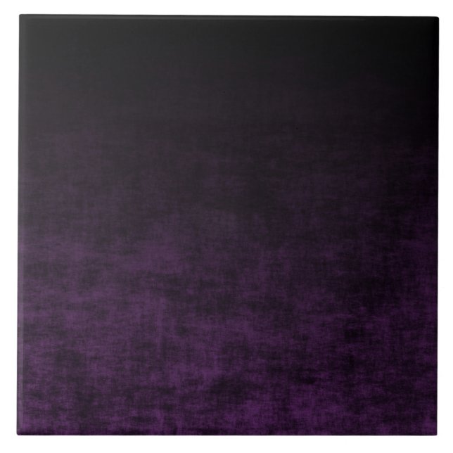 Carreau Texture ombrée grunge noir et violet (Devant)