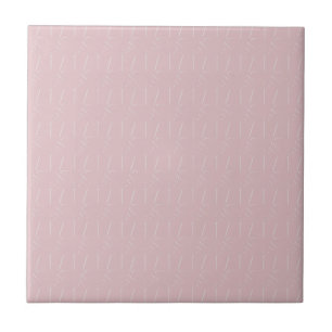 Carreau Texture sans fil Dusty Mauve Imprimer