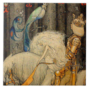 Carreau "The Bluebird" de John Bauer