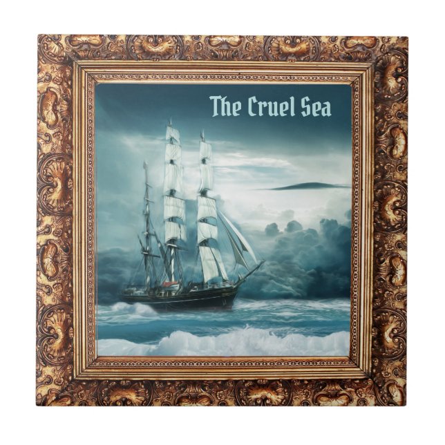 Carreau The Cruel Sea - Ship at Sail (Devant)