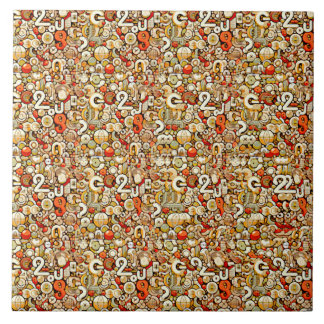 Carreau The LETTER G STEREOGRAM 4.25x4.25, 6x6 inches