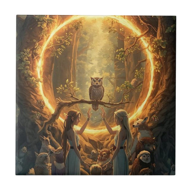 Carreau The Portal Between Trees (Devant)