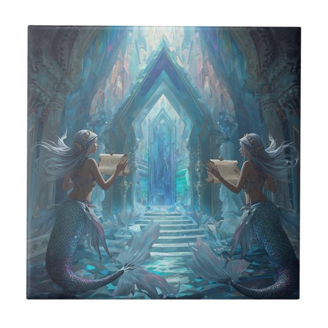 Carreau The Scroll Keepers of the Deep” (Devant)